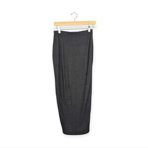 Go Couture Black Basic Knit Maxi Skirt Size M